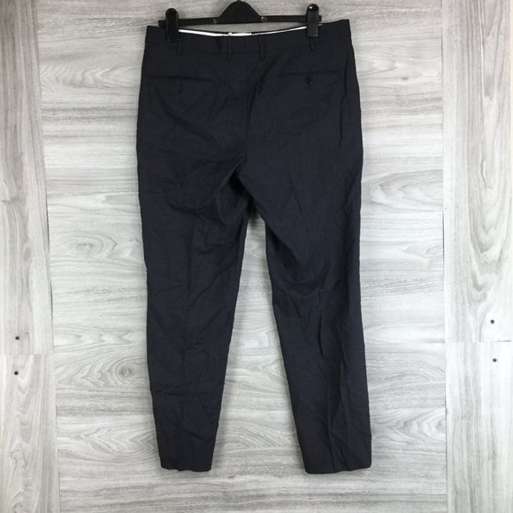 ZANELLA Curtis Flat Front Stretch Wool Dress Pants - Picture 3 of 4